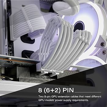 Amazon | EZDIY-FAB PC用スリーブケーブル GPU/CPU用PC電源 ATX